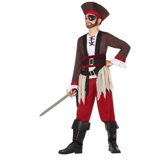 Piraten verkleed kostuum voor jongens