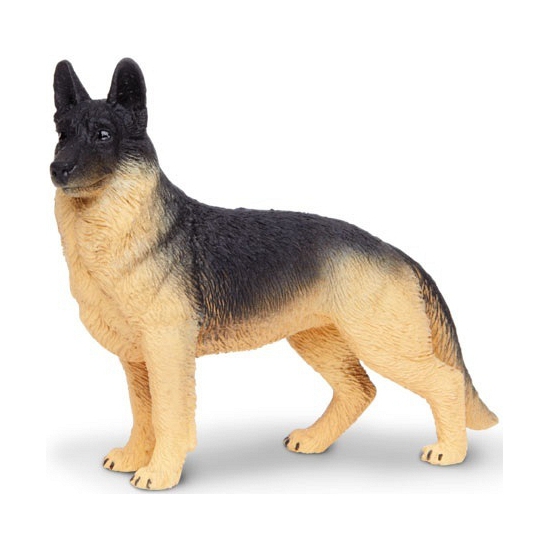 Plastic Duitse Herders hond 9 cm