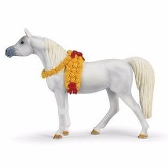 Plastic speelgoed figuur Arabier paard merrie 14 cm