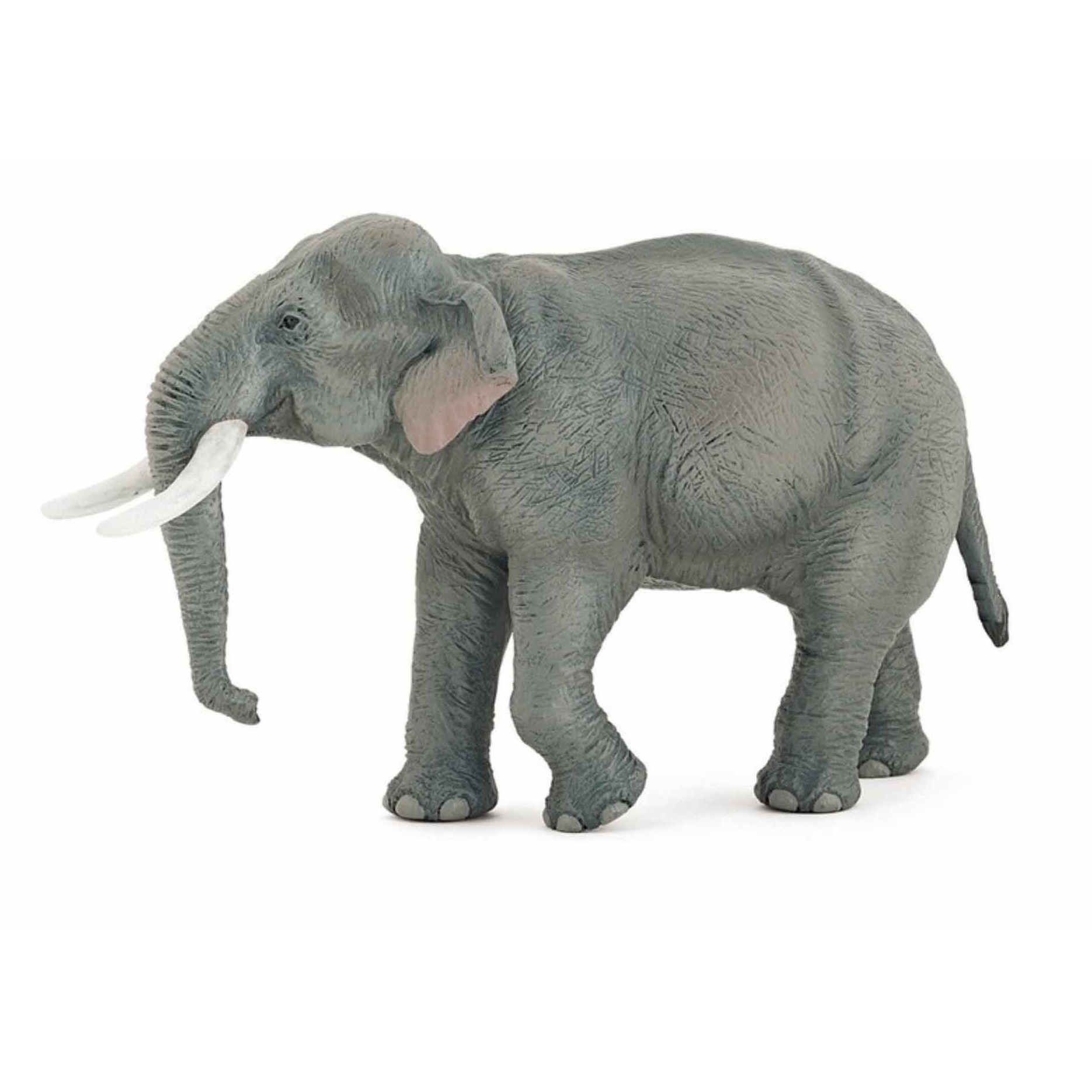 Plastic speelgoed figuur Aziatische moeder olifant 14.5 cm