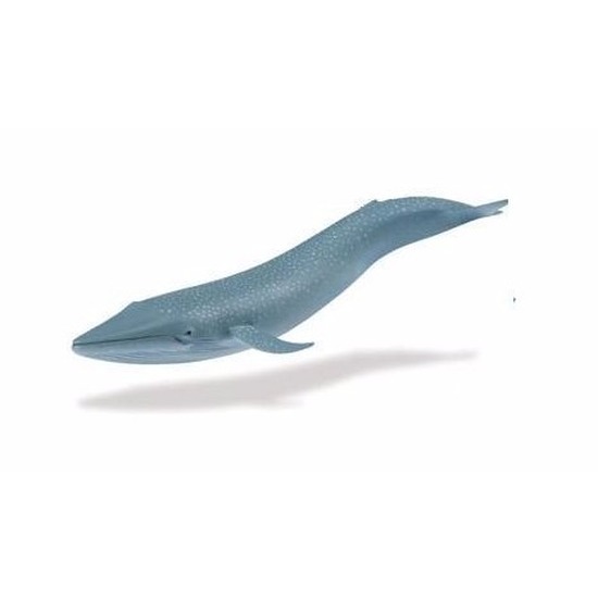 Plastic speelgoed figuur blauwe vinvis 26 cm