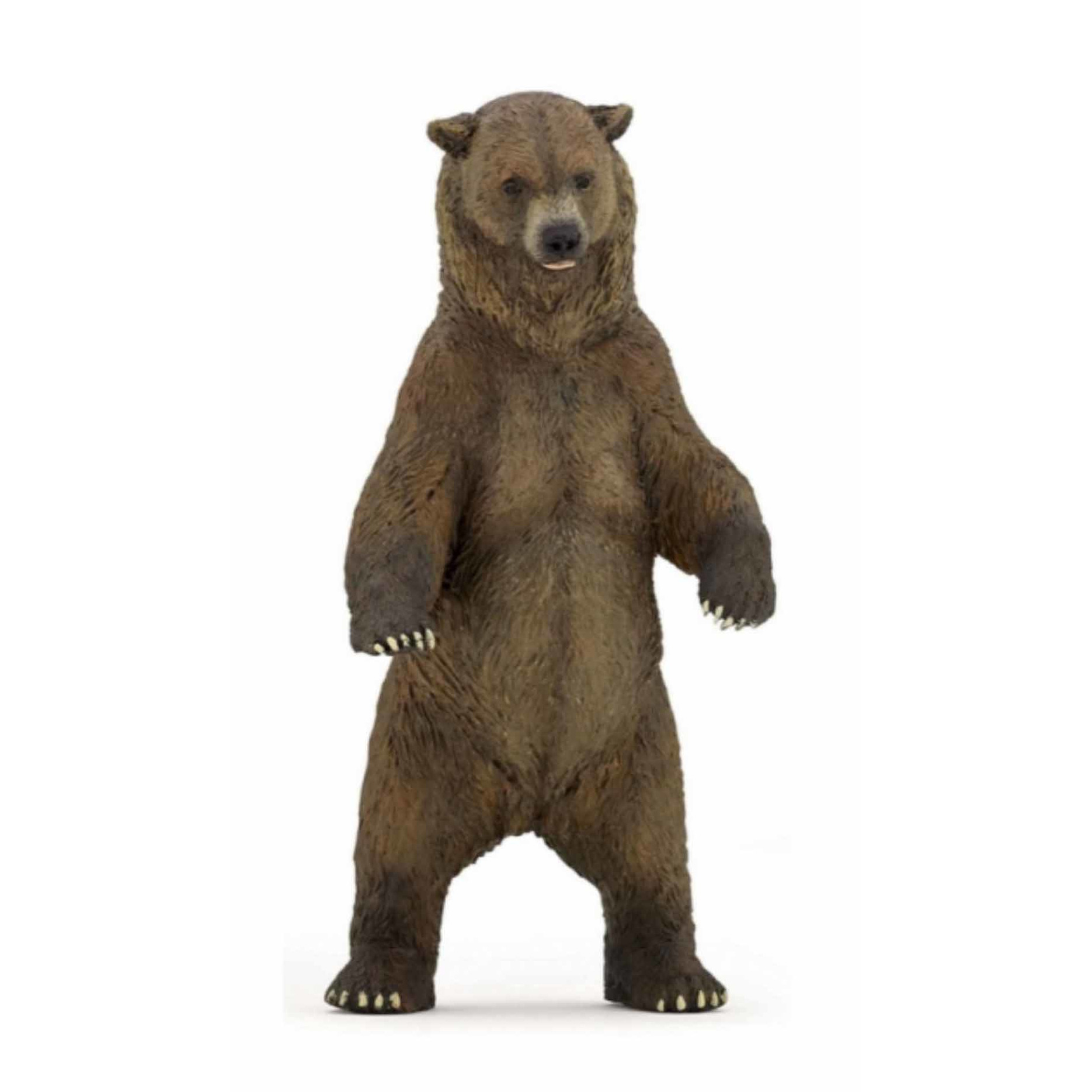 Plastic speelgoed figuur grizzly beer 12 cm