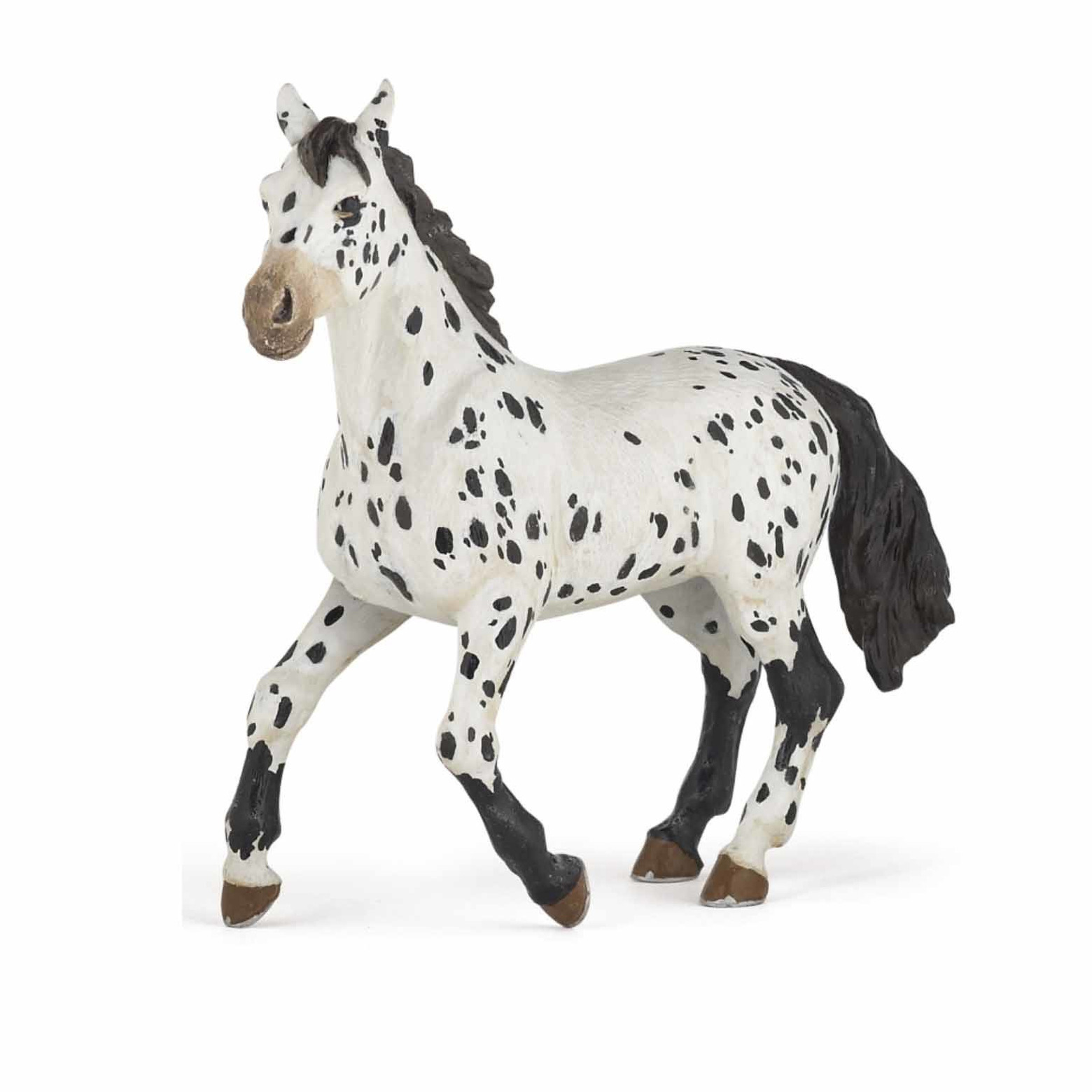 Plastic speelgoed figuur staand Appaloosa paard 13 cm