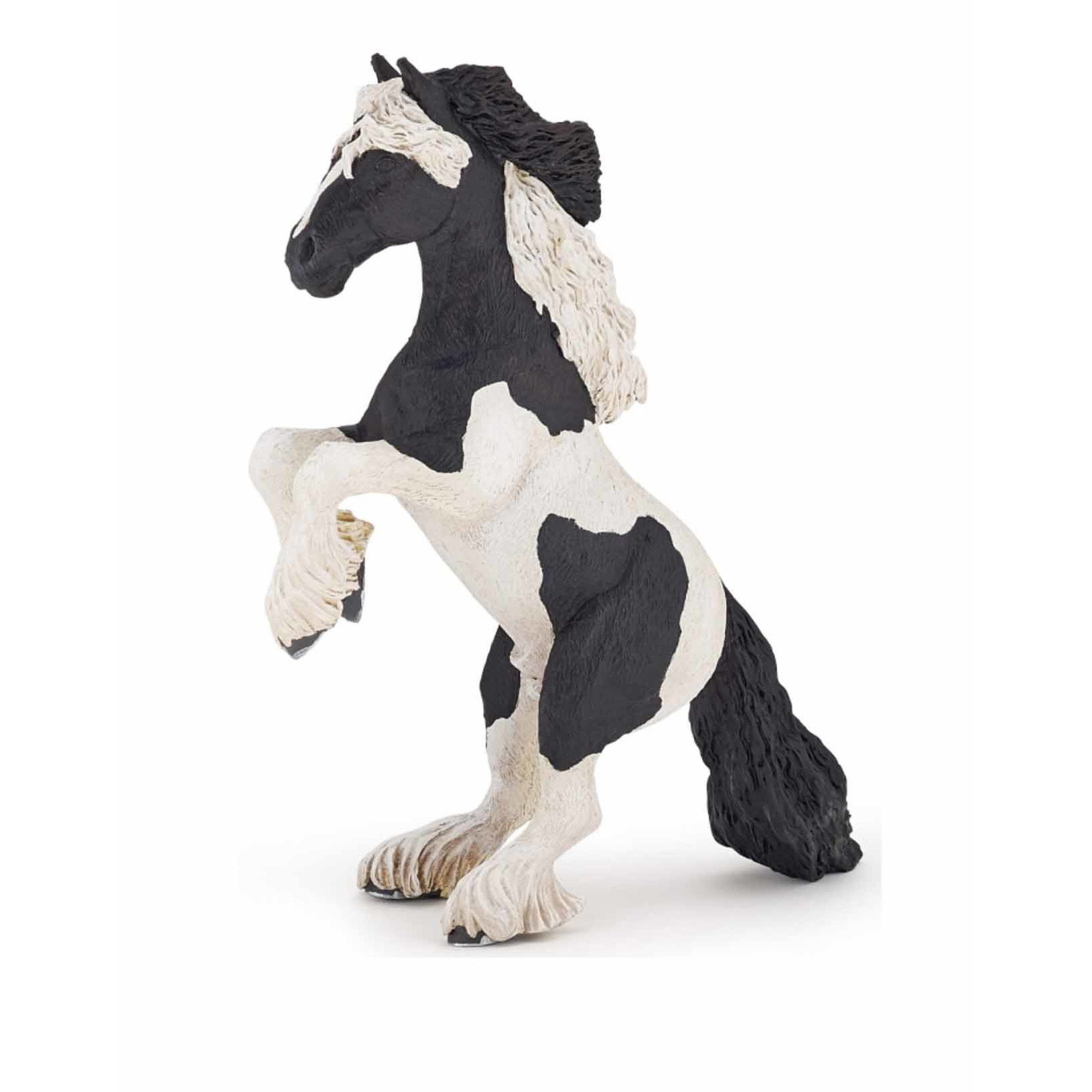 Plastic speelgoed figuur steigerend paard 16 cm