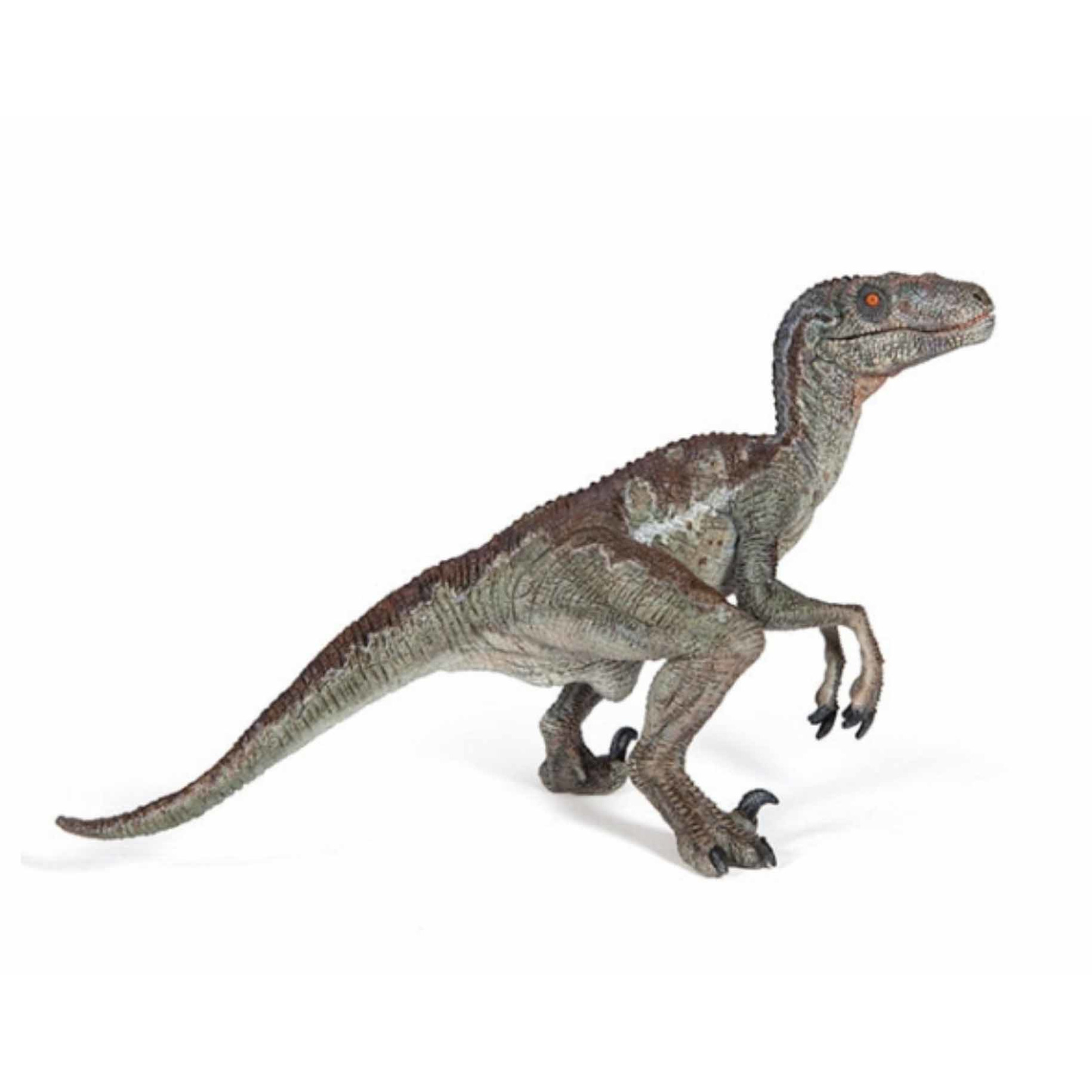 Plastic velociraptor dinosaurus 15 cm