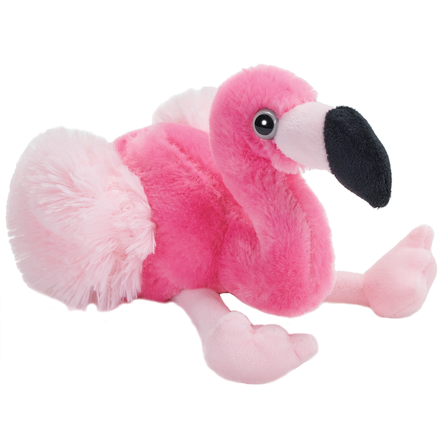 Pluche dieren knuffels Flamingo van 18 cm