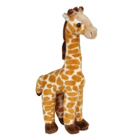 Pluche gevlekte giraffe knuffel 23 cm speelgoed