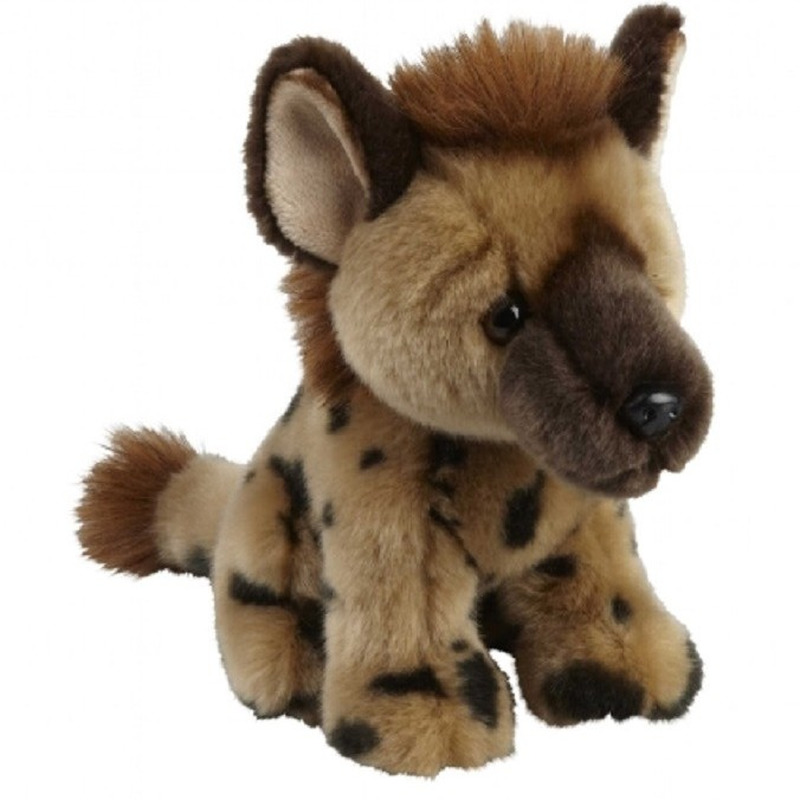 Pluche gevlekte hyena knuffel 18 cm speelgoed