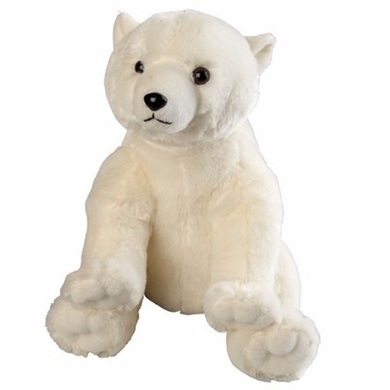 Pluche ijsbeer knuffel 30 cm