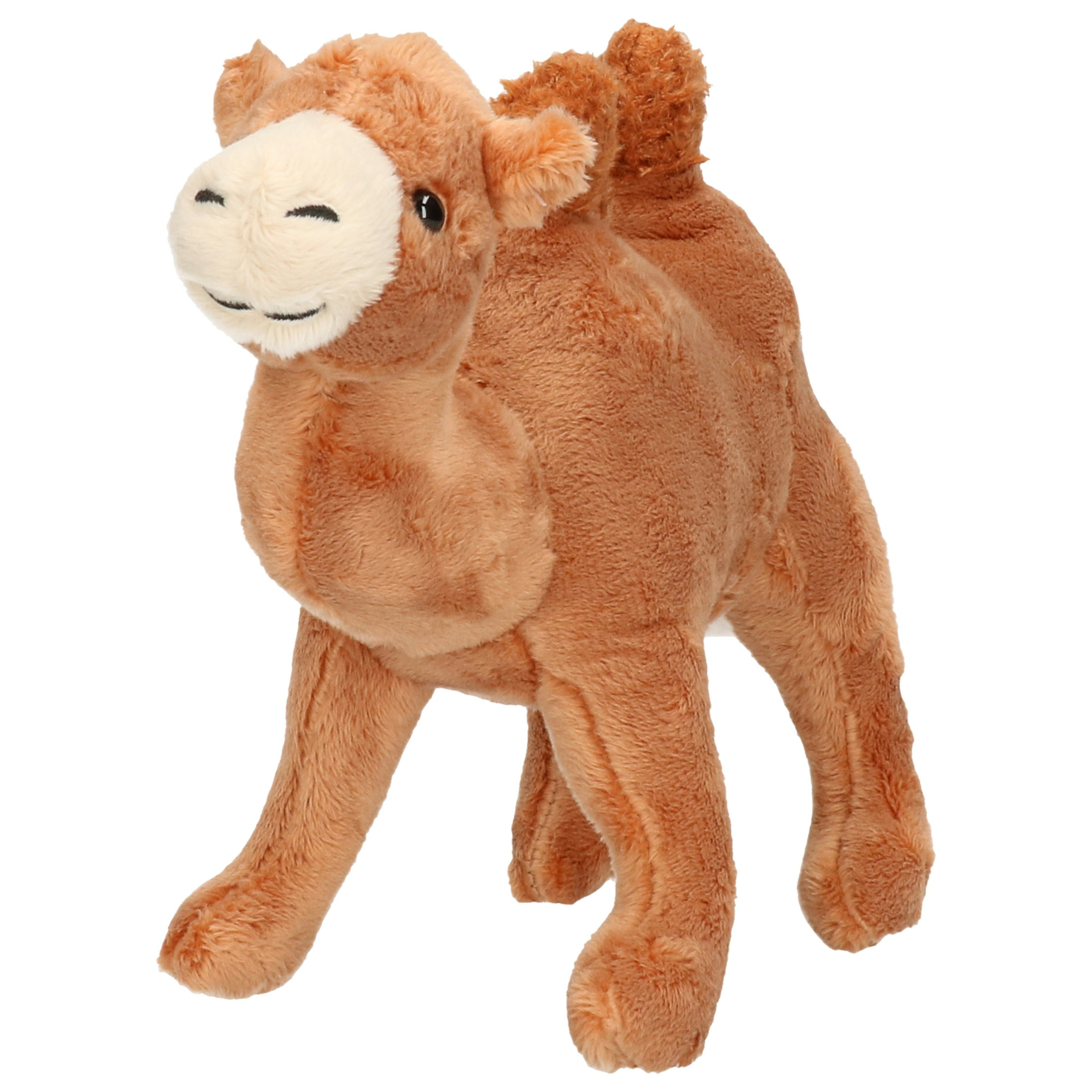 Pluche kameel knuffel dier bruin 22 cm