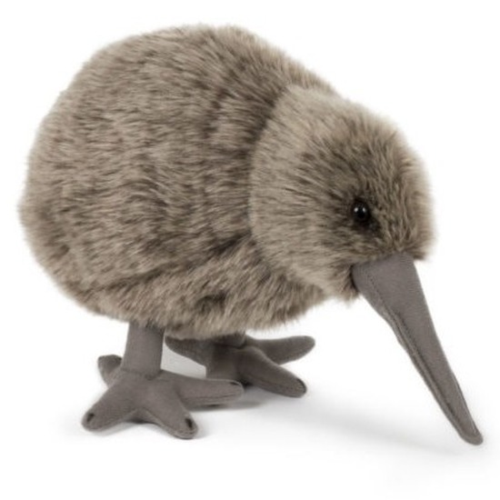 Pluche kiwi vogel knuffel 20 cm speelgoed