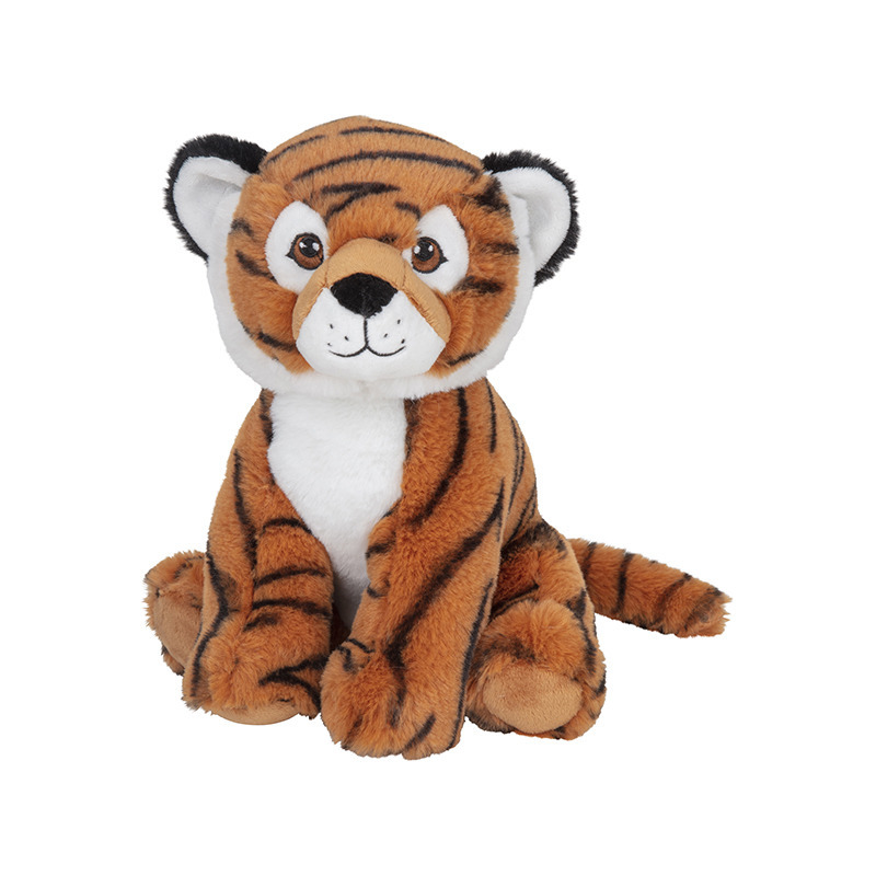 Pluche knuffel bruine tijger van 25 cm