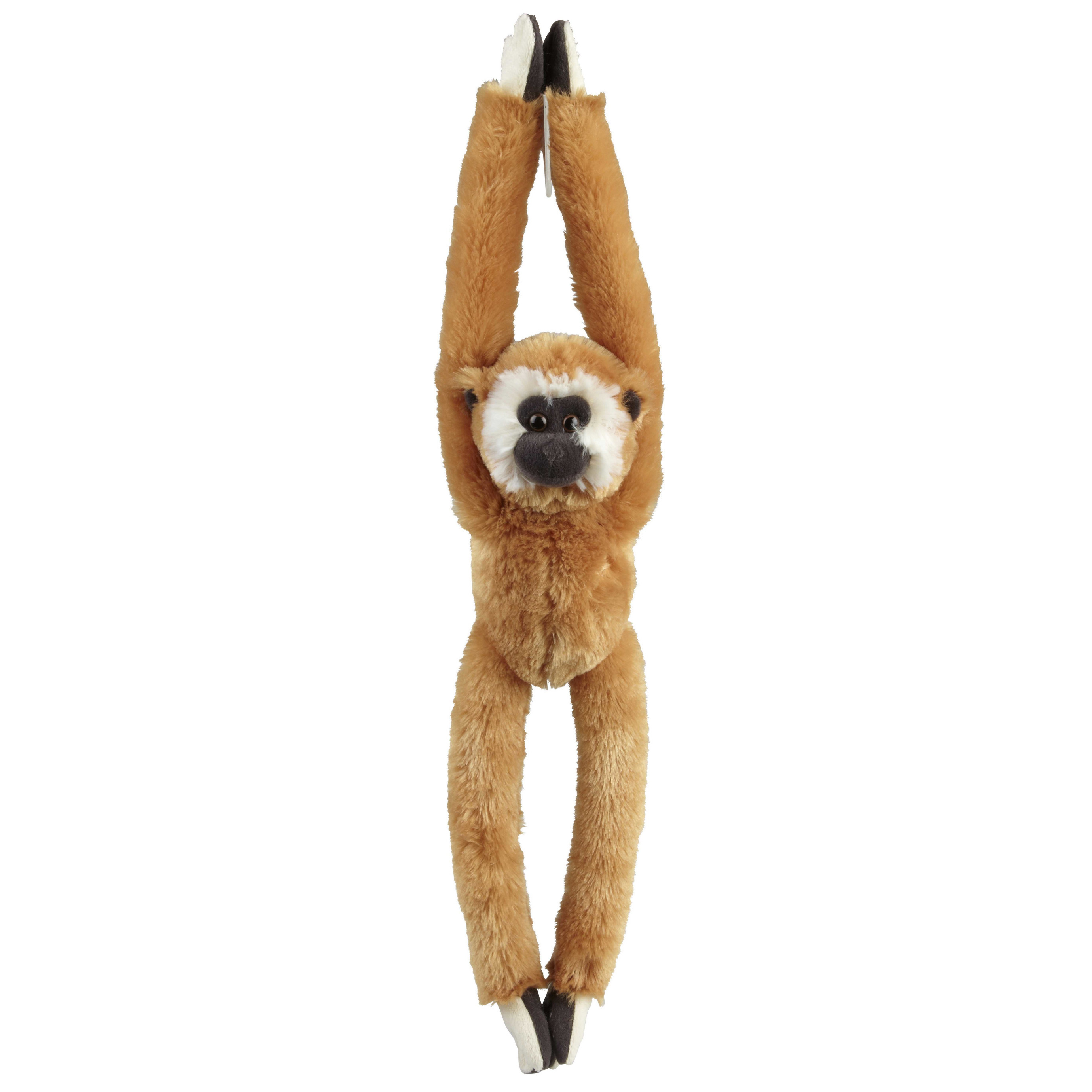 Pluche knuffel dieren hangende Gibbon Aap 65 cm