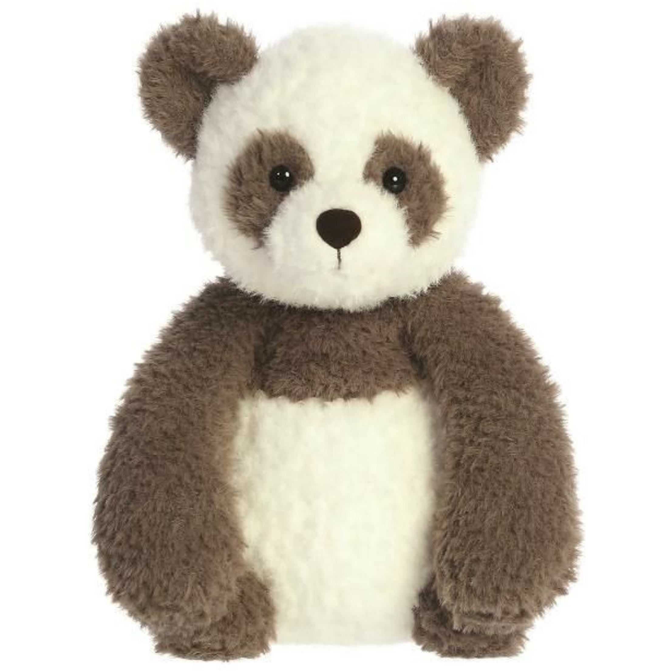 Pluche knuffeldier panda beer grijs-wit 27 cm bosdieren thema