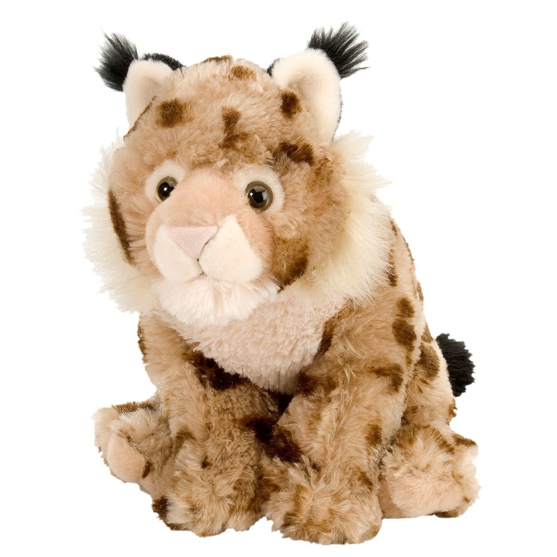 Pluche lynx knuffels van 30 cm