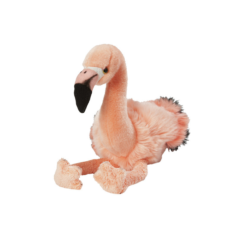 Pluche roze flamingo knuffel van 30 cm
