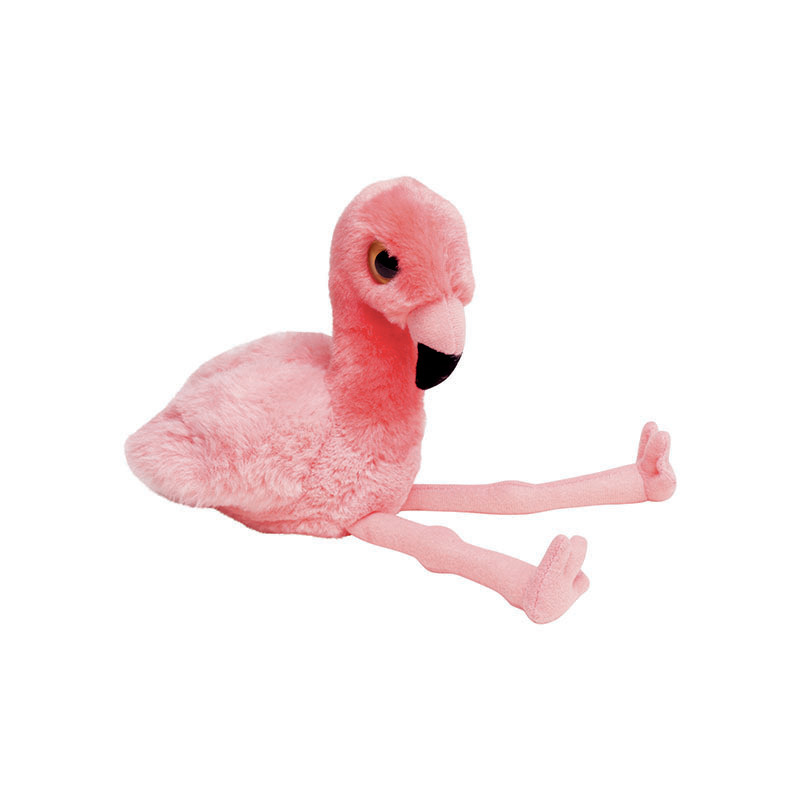 Pluche Roze Flamingo knuffeldier van 23 cm