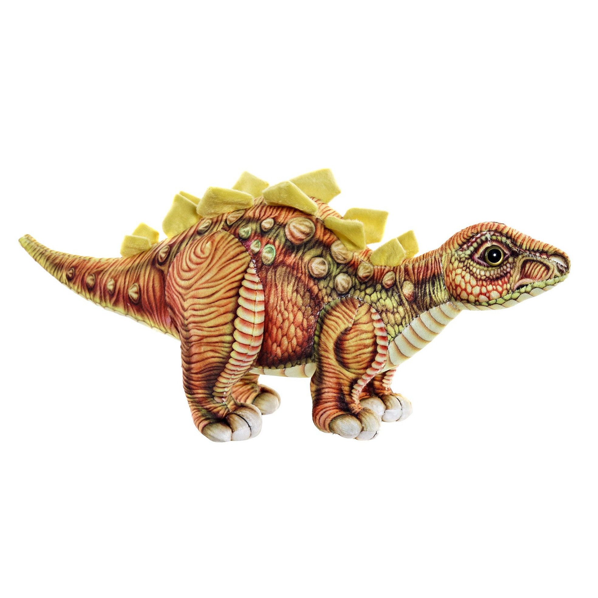 Pluche speelgoed knuffel dinosaurus Stegosaurus 38 cm