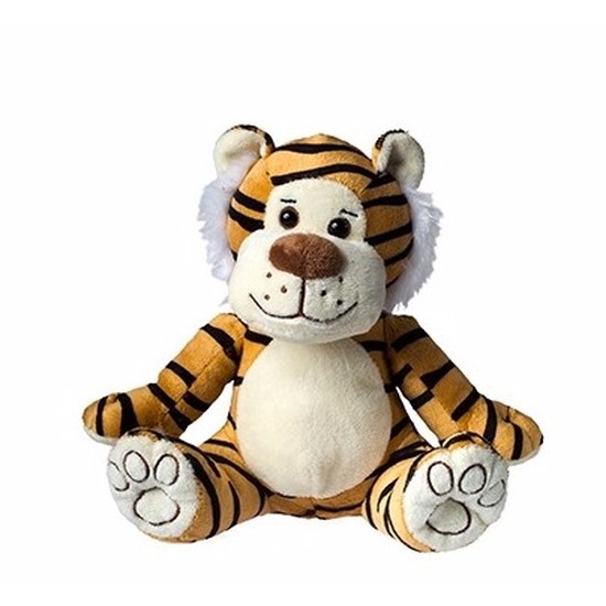 Pluche tijger knuffel 21 cm
