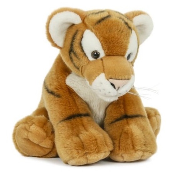 Pluche tijger knuffel 30 cm speelgoed