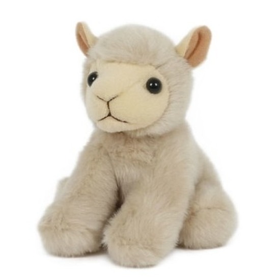 Pluche witte lammetje/schapen knuffel 13 cm speelgoed