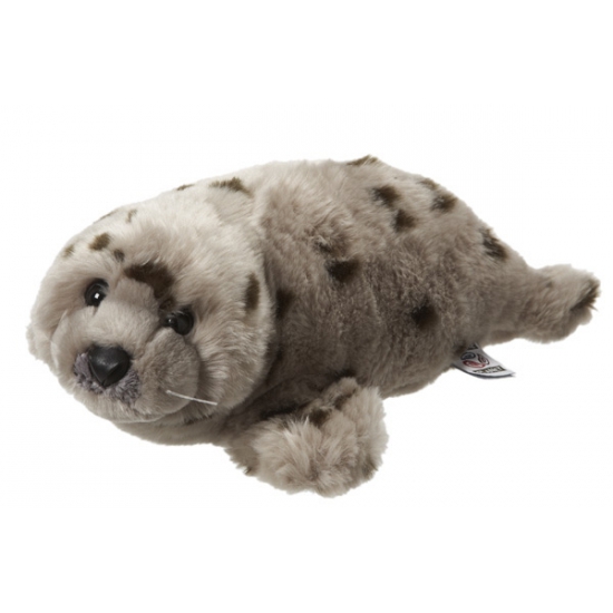 Pluche zeehond met stippen 40 cm