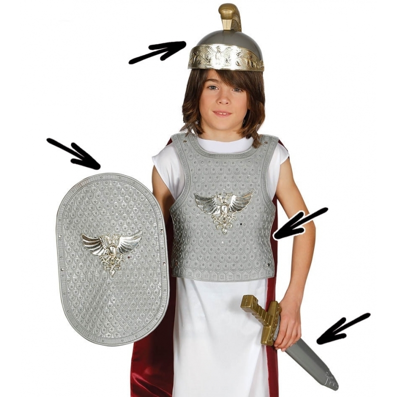 Romeinse ridder carnavalskostuum voor kinderen