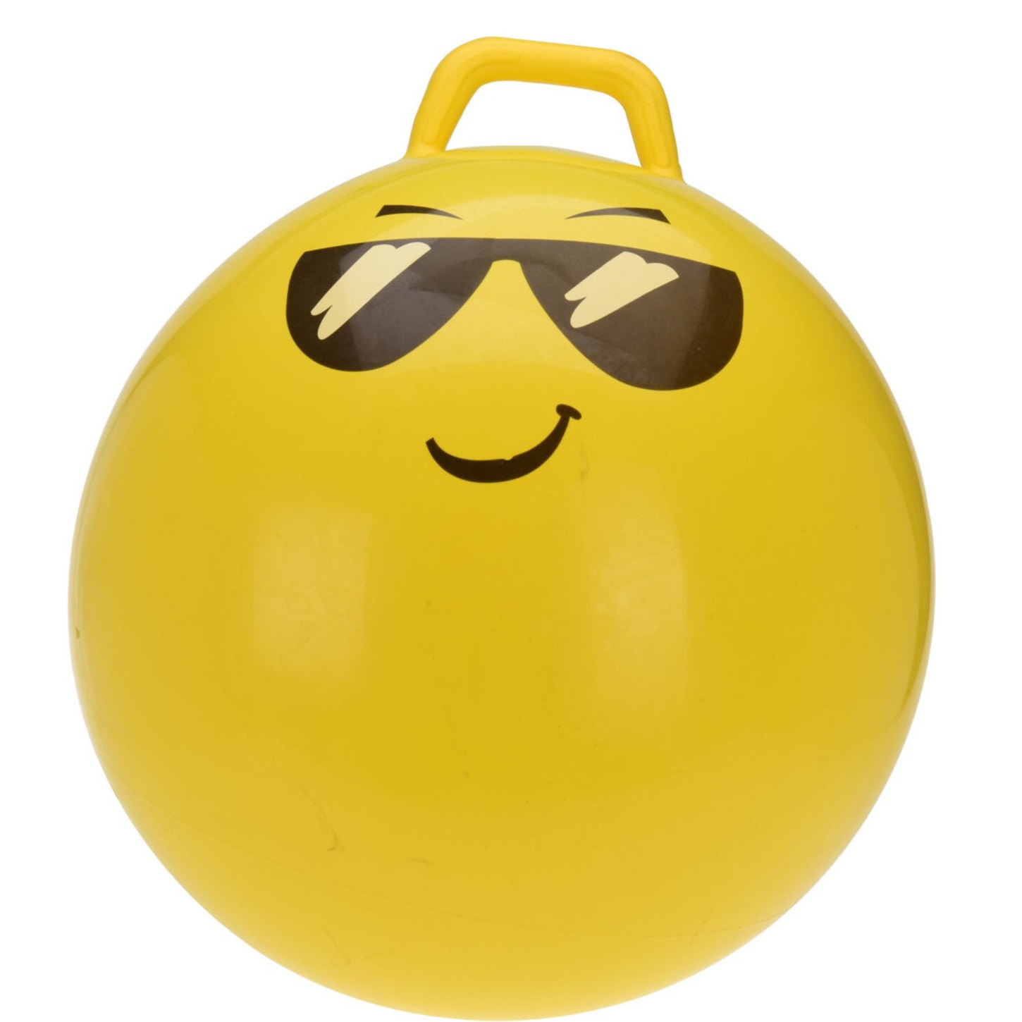 Skippybal buitenspeelgoed bal voor kinderen geel 55 cm