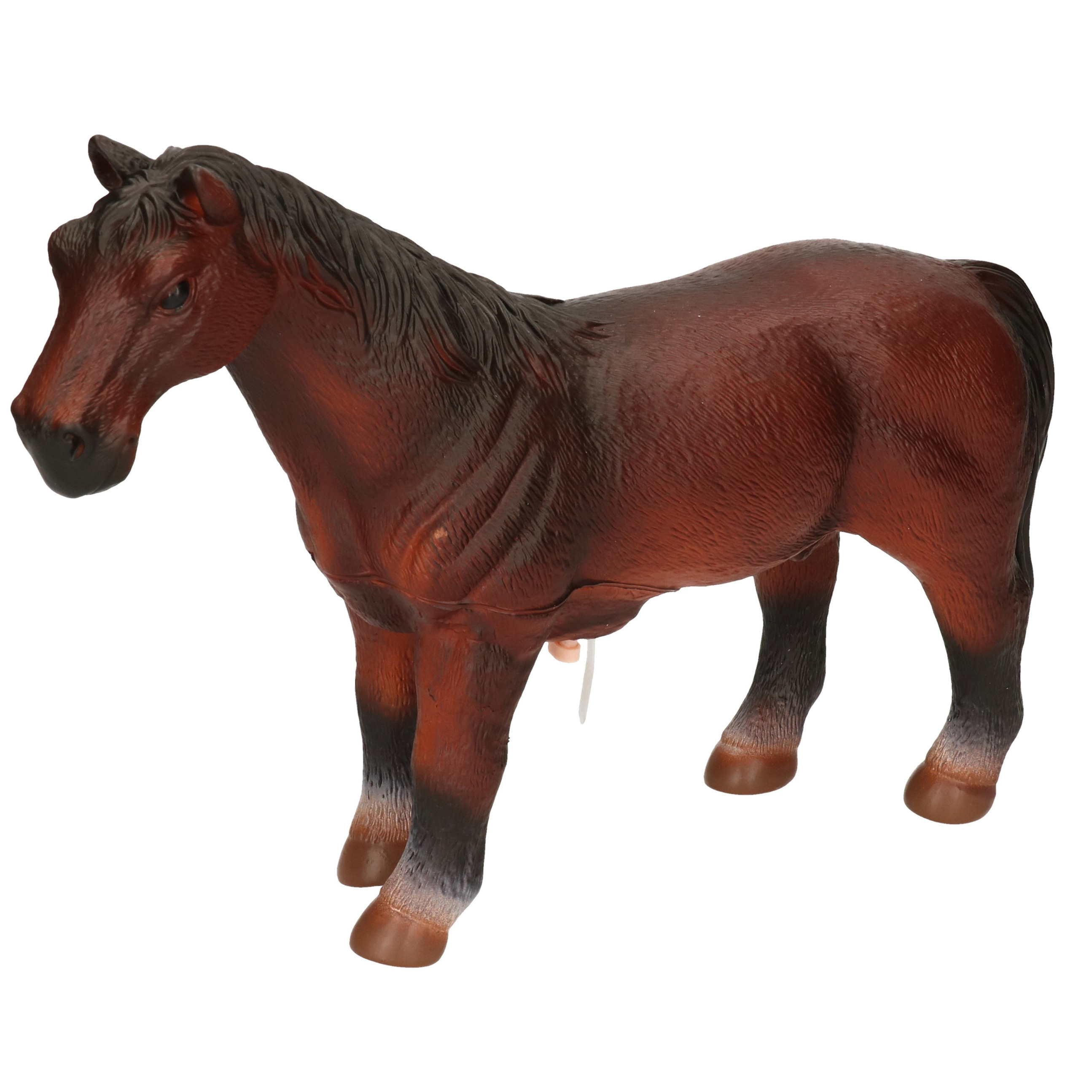 Speelgoed boerderij dieren figuren paard met geluid 27 x 18 cm