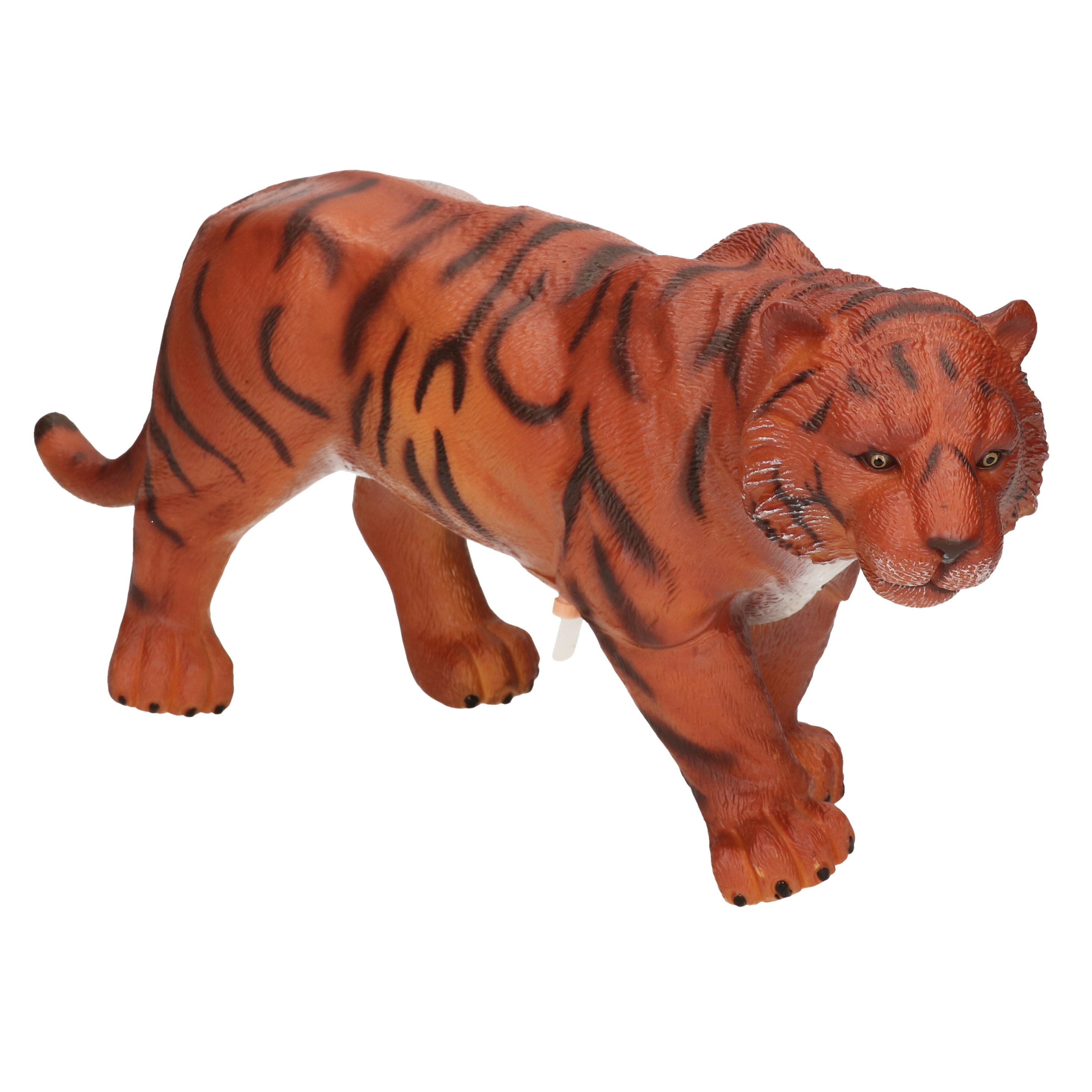 Speelgoed safari jungle dieren figuren tijger met geluid 30 x 16 cm