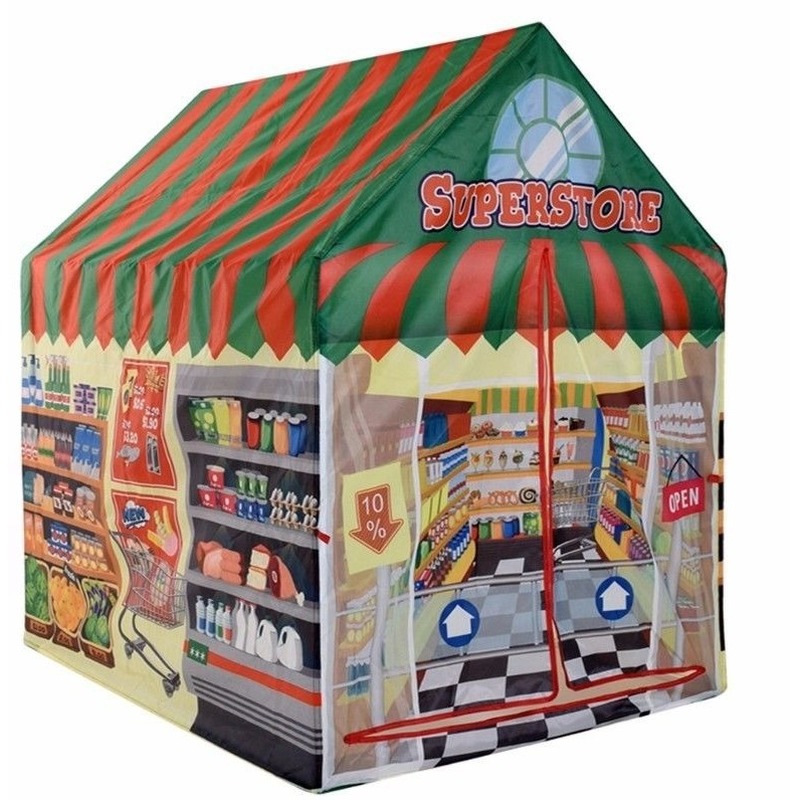Speeltent-speelhuis supermarkt 102 cm