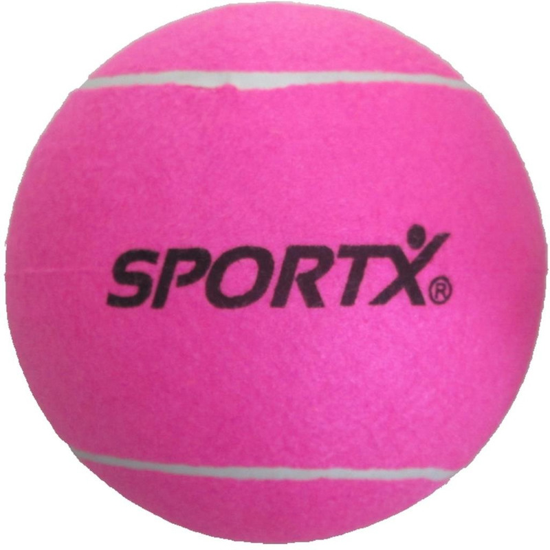 SportX XL tennisbal roze D22 cm