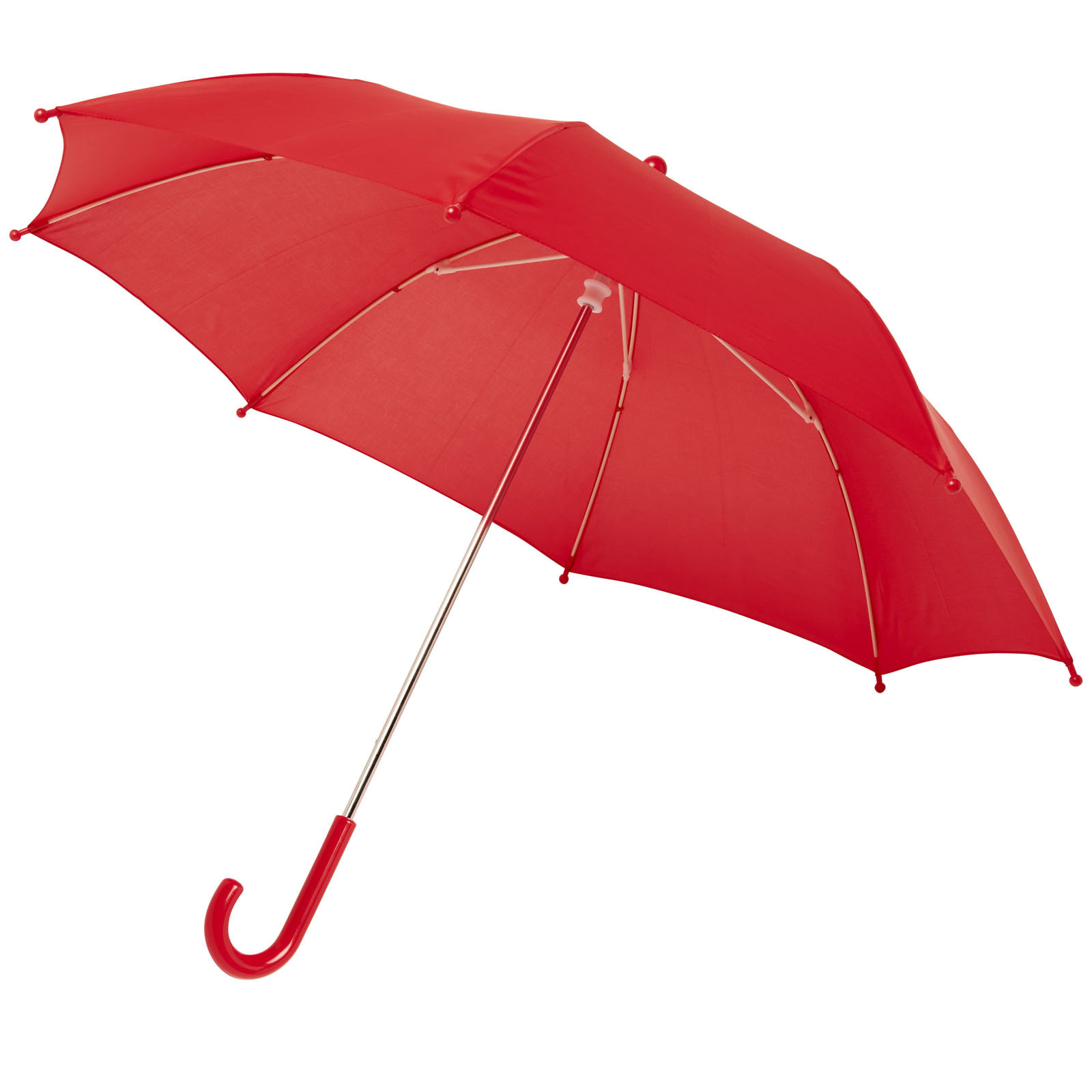 Storm paraplu voor kinderen 77 cm doorsnede rood
