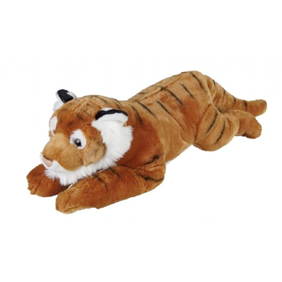 Tijgers speelgoed artikelen tijger knuffelbeest bruin 60 cm