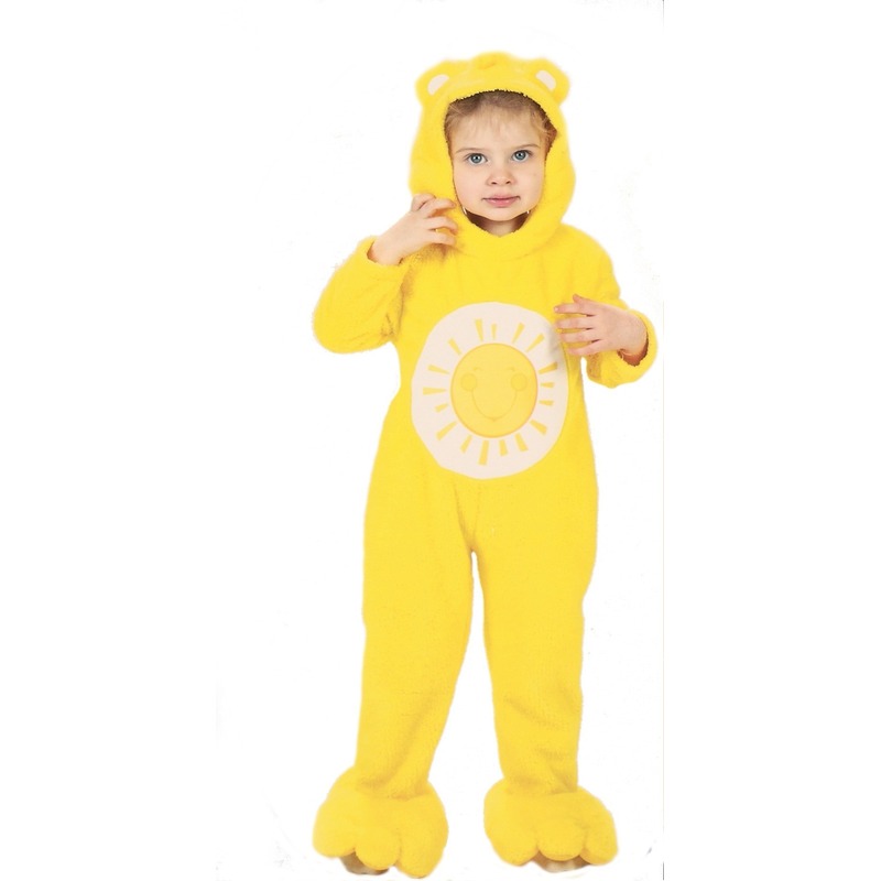 Troetelbeertjes kostuum geel voor peuters