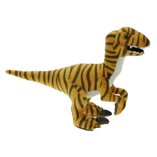 Velociraptor dino knuffeldier 32 cm
