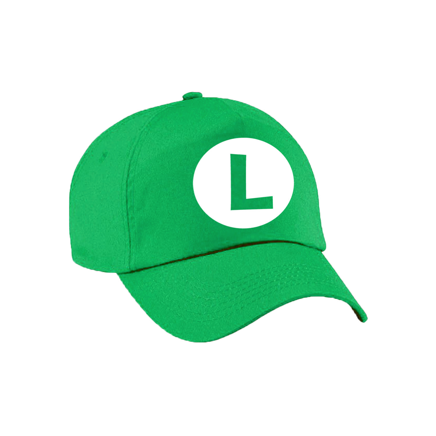 Verkleed pet - carnaval pet Luigi groen voor volwassenen