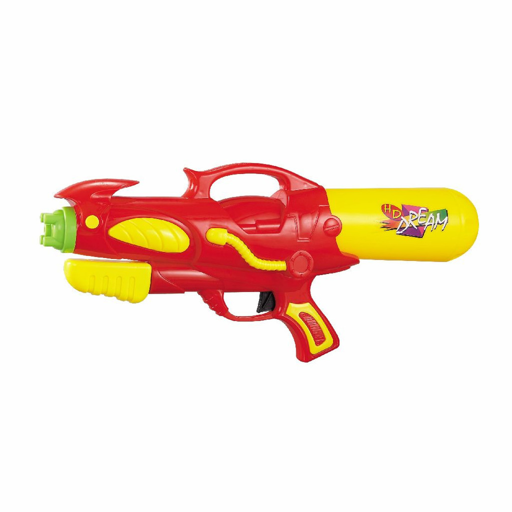 Waterpistool/waterpistolen rood/geel 50 cm