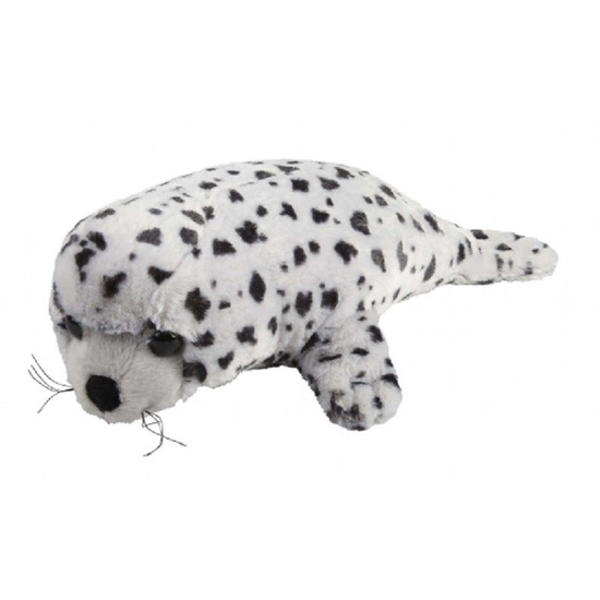 Zeehonden speelgoed artikelen zeehond knuffelbeest gevlekt 30 cm