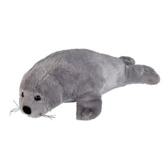 Zeehonden speelgoed artikelen zeehond knuffelbeest grijs 30 cm