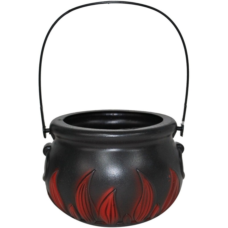 Zwarte heksenketel-kookpot voor kinderen 15 cm