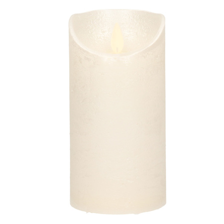 Set of 2x Pearl Led candles with moving flame