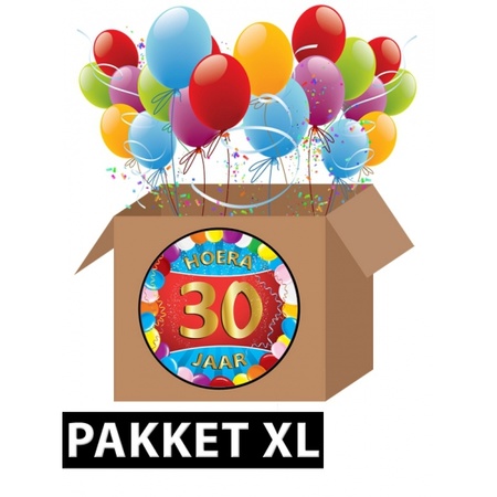 30 jarige feestversiering pakket XL