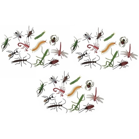 36x Plastic Halloween bugs/insects