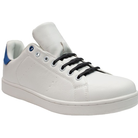 8x Shoeps XL elastic shoelaces black wide fit for adults