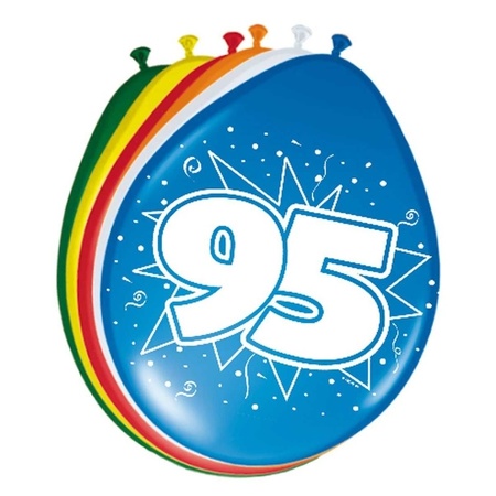Folat Party 95e jaar verjaardag feestversiering set - Ballonnen en slingers