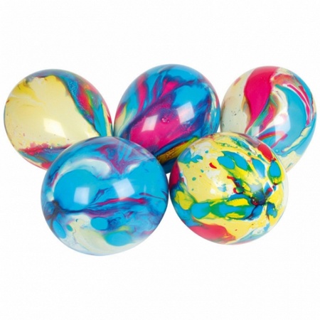 8x pieces Multicolor balloons 18 cm