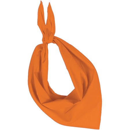 Bandana/handkerchief orange for adults