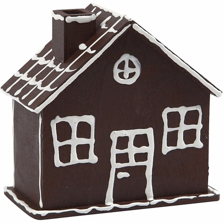 Beschilderbare hobby/knutsel spaarpot houten huisje 10 cm