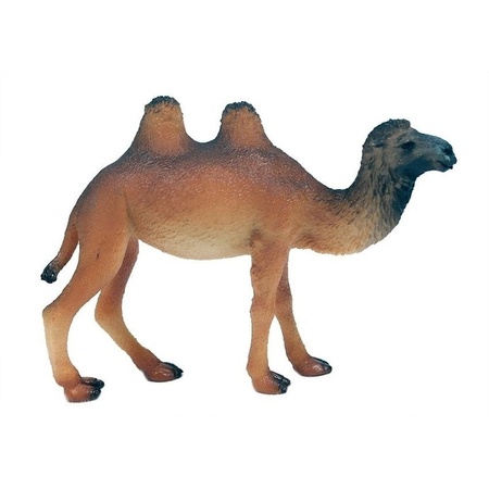 Bruine plastic kameel 10 cm
